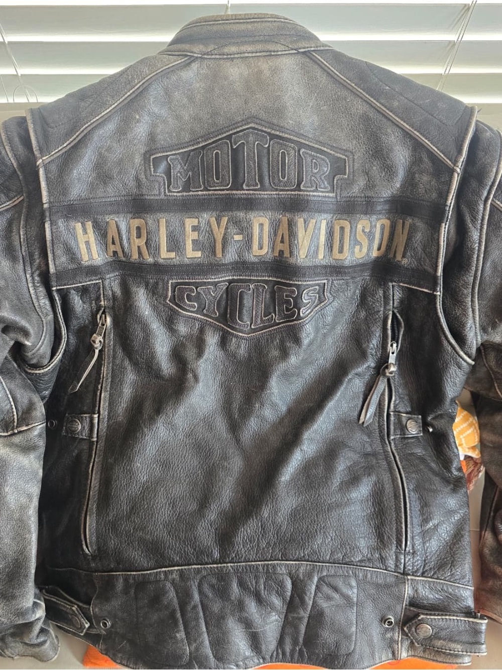 Harley Davidson Men’s Leather Jacket. Motorcycle Jacket. New!!! Size Large - Picture 6 of 15
